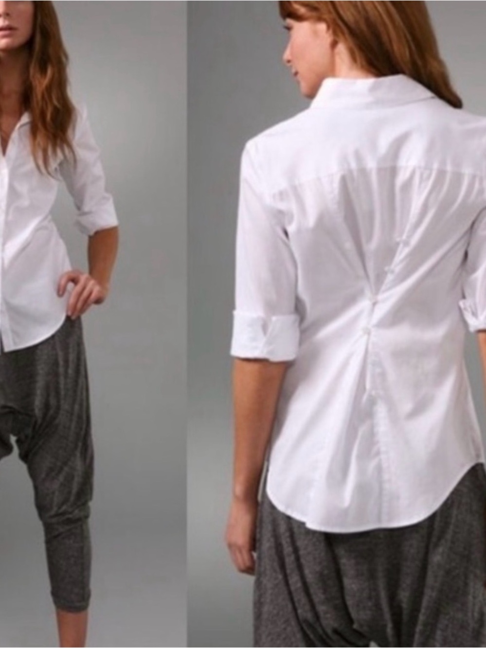 Elizabeth and James Cohen White Tailored Button-Down Shirt